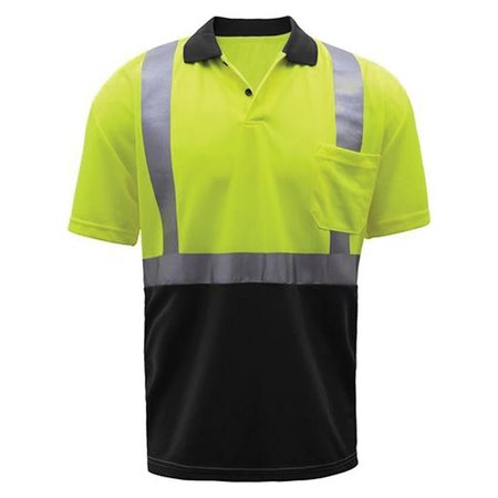 GSS SAFETY GSS Safety ANSI 2 Moisture Wicking Hi-Vis Polo Shirt 5003-2XL